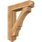 Ekena Millwork Balboa Arts and Crafts Rough Sawn Bracket w/ Offset Brace, Western Red Cedar, 8"W x 34"D x 40"H BKT0806X34X40BOA03RWR - alternate 1